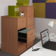 Maestro Lockable Wooden Filing Cabinet - 45KG Capacity Per Draw